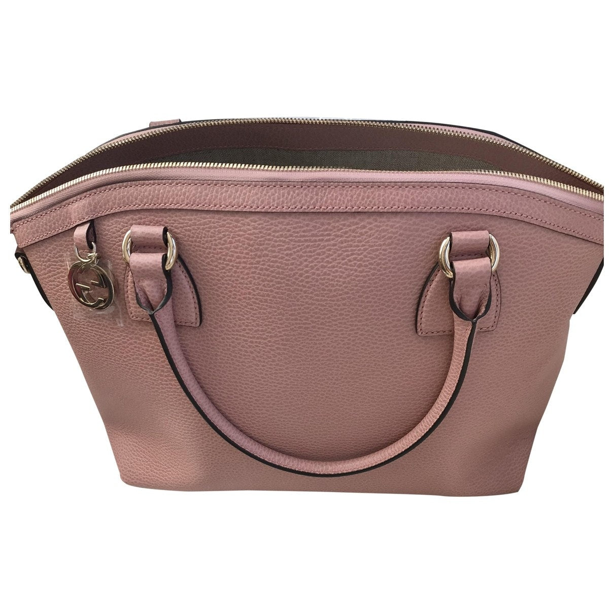 Gucci pink leather handbag