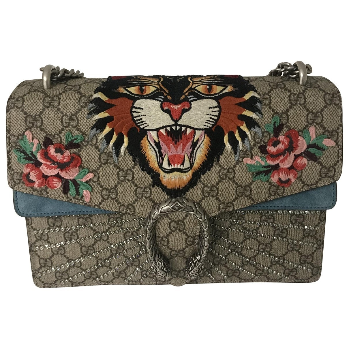 Gucci dionysus multicolour cloth handbag