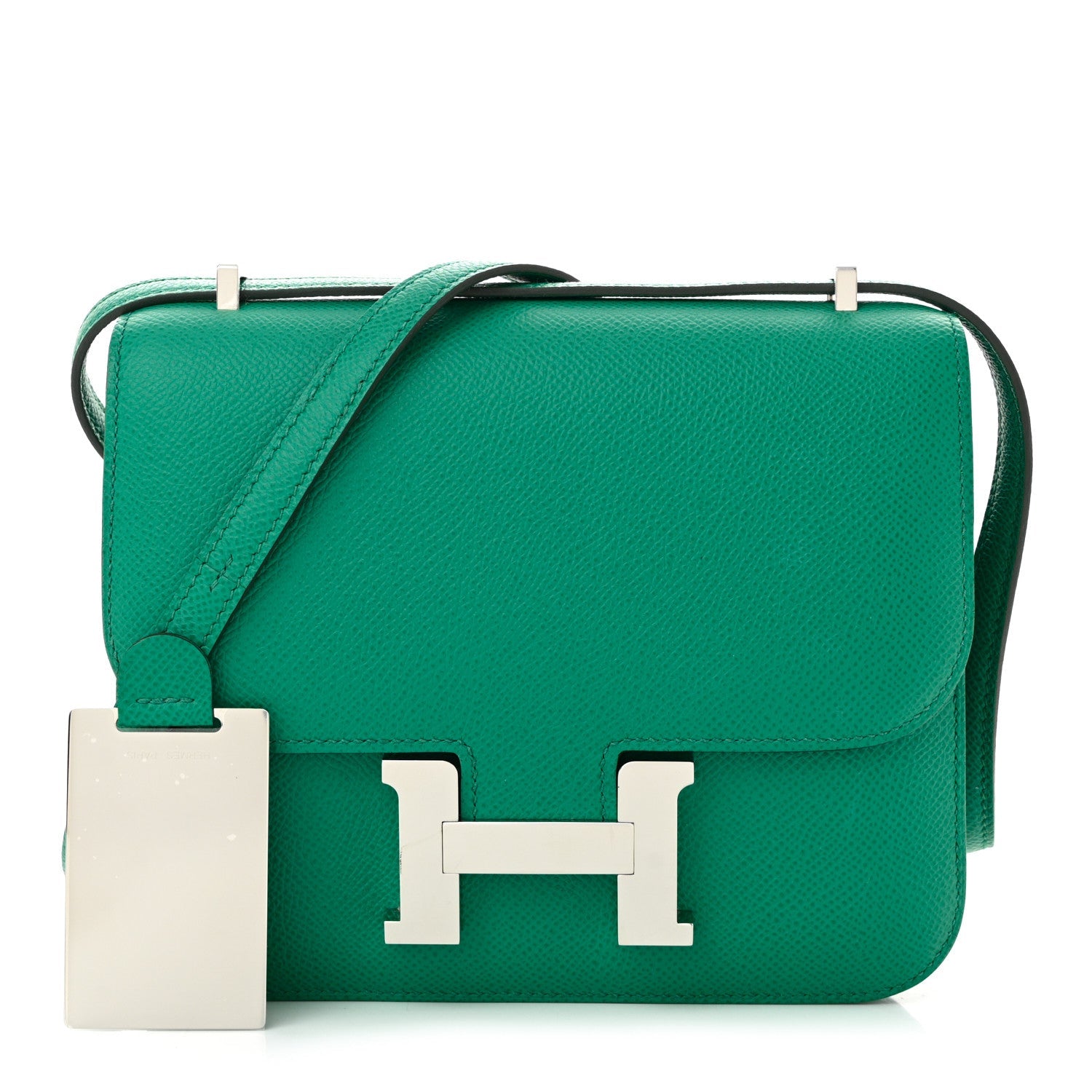 Hermes Epsom Constance Vert Jade Handbag Travel Bag