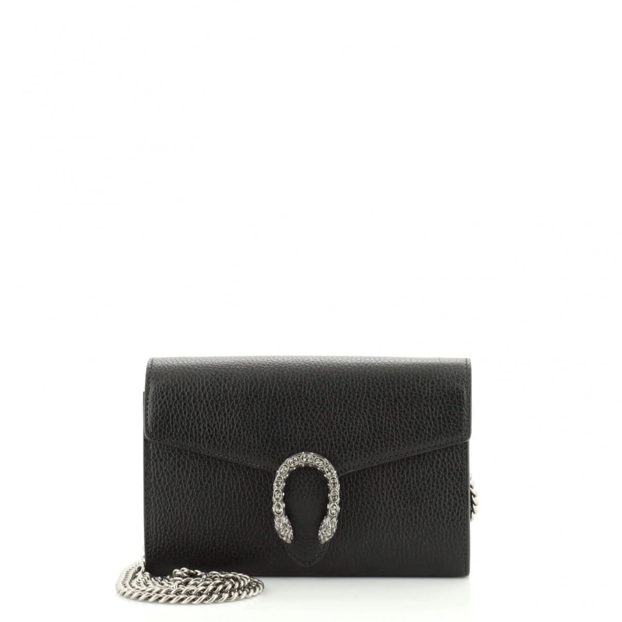 Gucci dionysus black leather handbag
