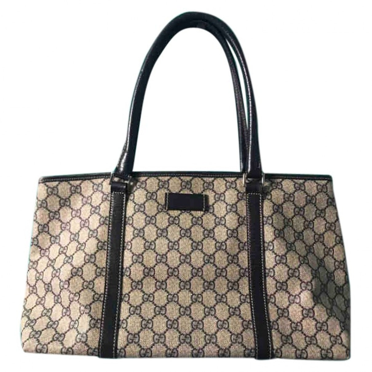 Gucci blue cloth handbag