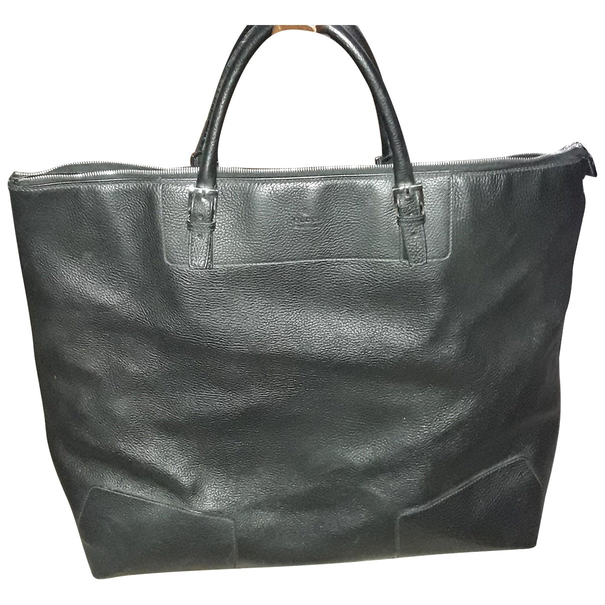 Gucci black leather handbag