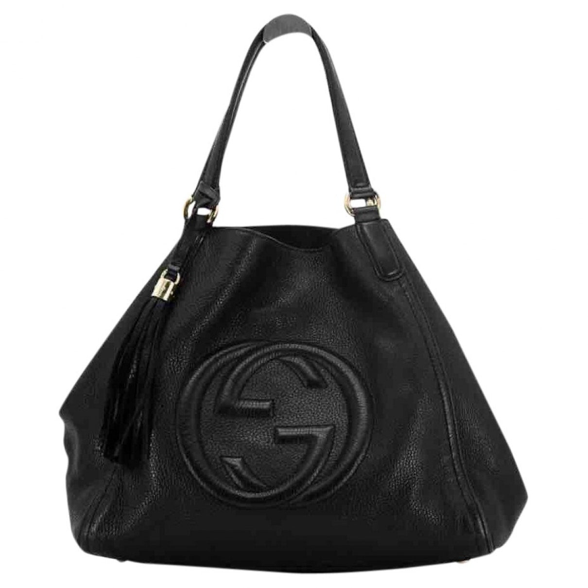 Gucci soho black leather handbag