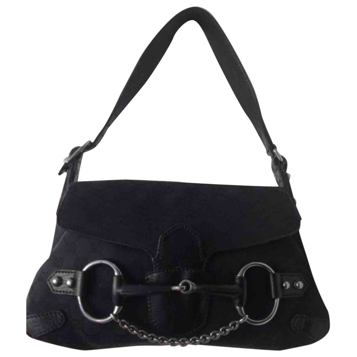 Gucci black cloth handbag