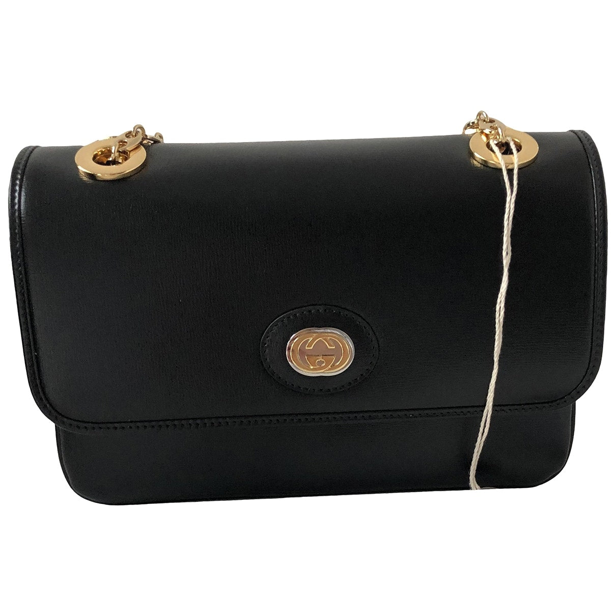 Gucci black leather handbag