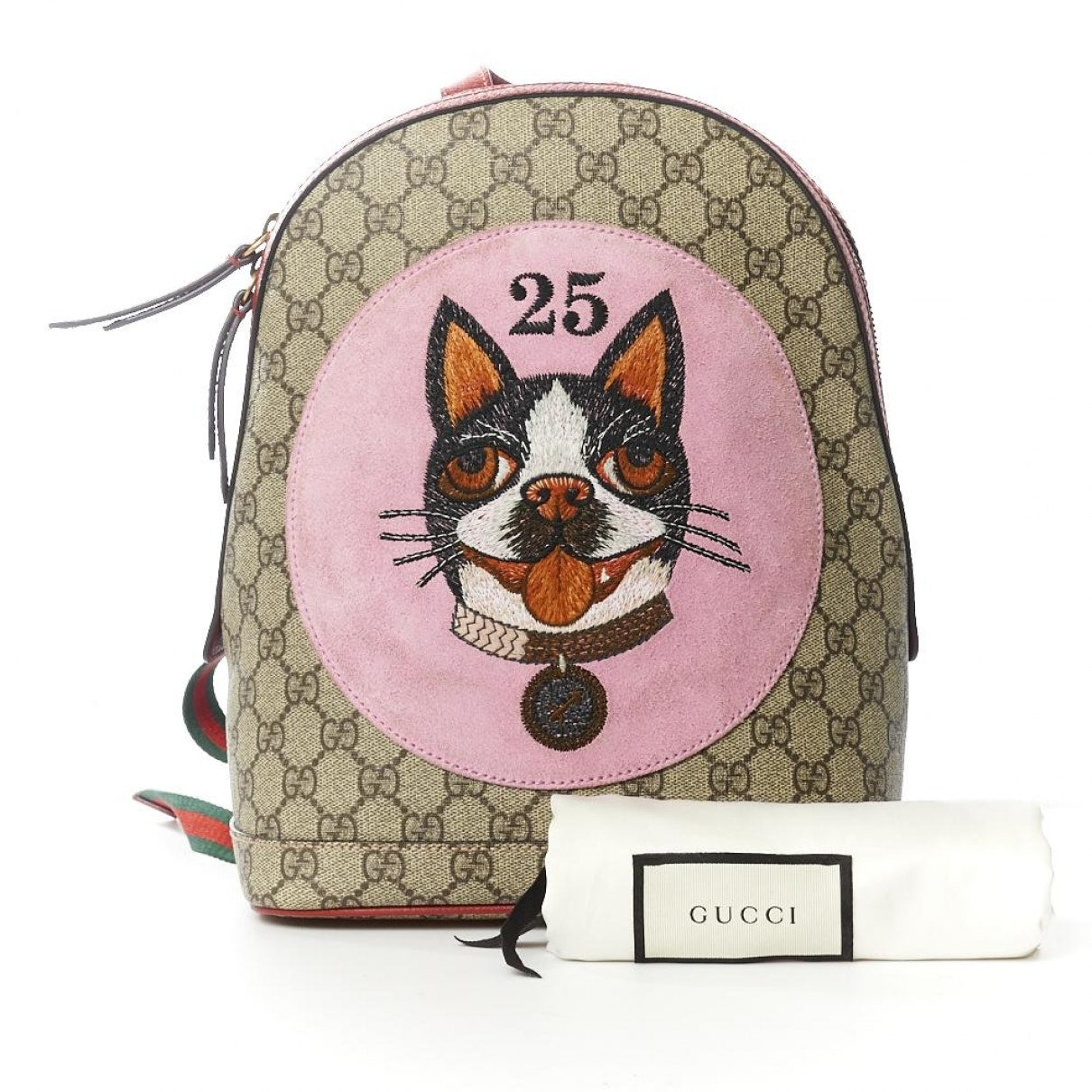 Gucci cloth backpacks