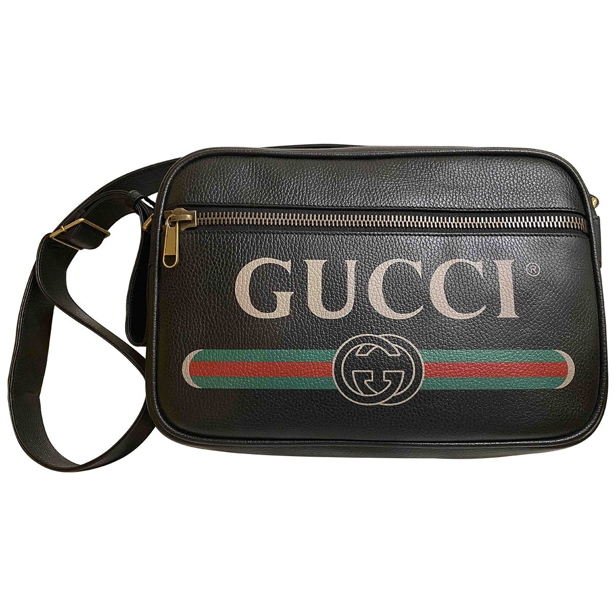 Gucci black leather bag