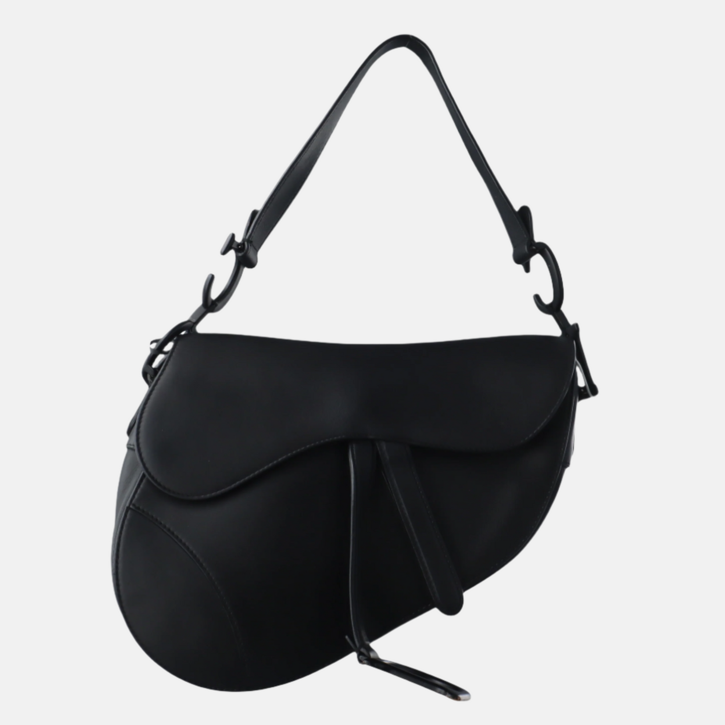 Dior Saddle So Calfskin Bag Leather Black Travel Bag
