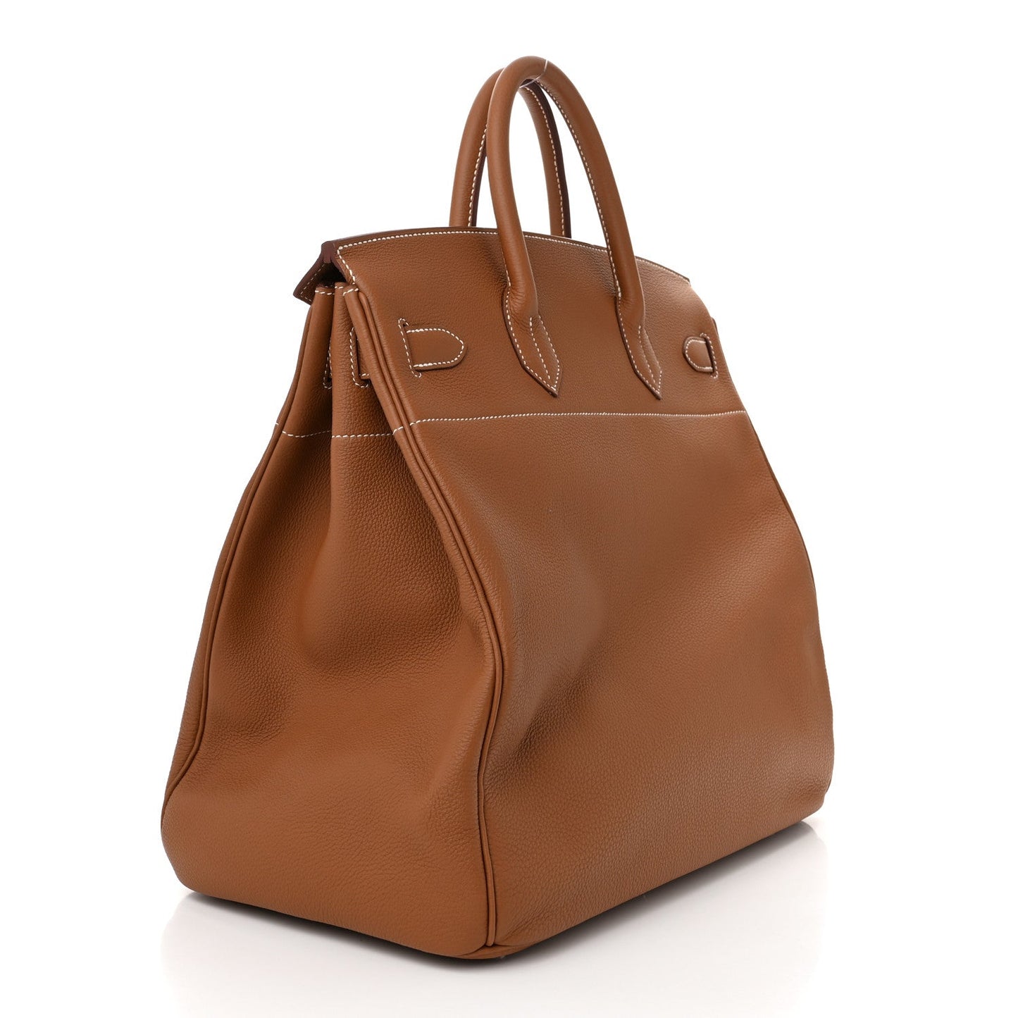Hermes Togo Hac Birkin Handbag Gold Travel Bag 40 Gold 1625846