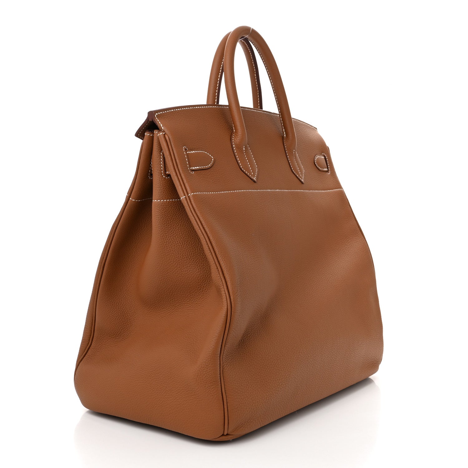 Hermes Togo Hac Birkin Handbag Gold Travel Bag 40 Gold 1625846