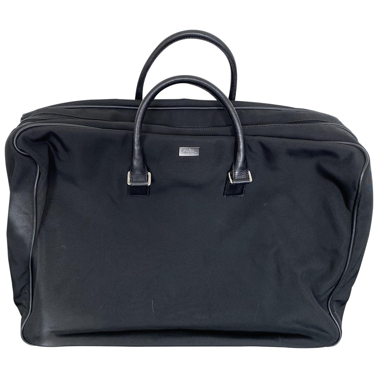 Gucci black polyester bag