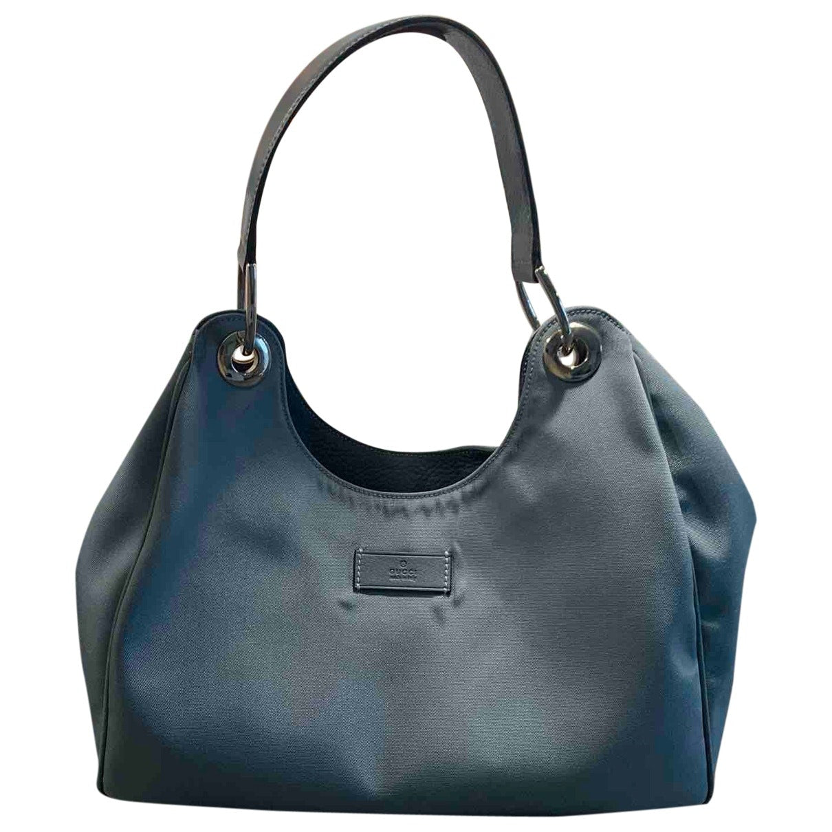 Gucci blue polyester handbag