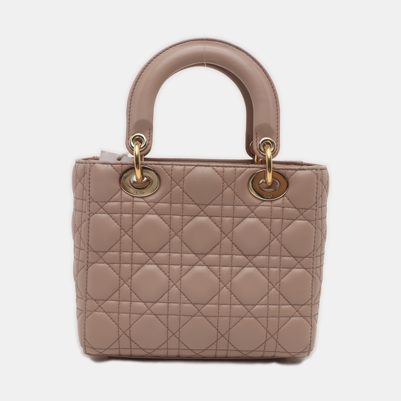 Dior Lady Abc Nude Cannage Lambskin Handbag No Pink Small Travel Bag