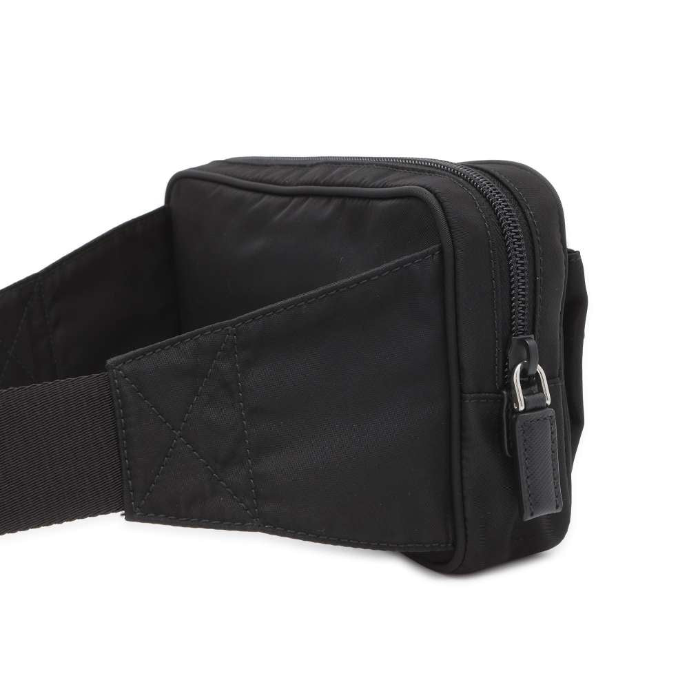 Prada Waist Bag Nylon Black Travel Bag