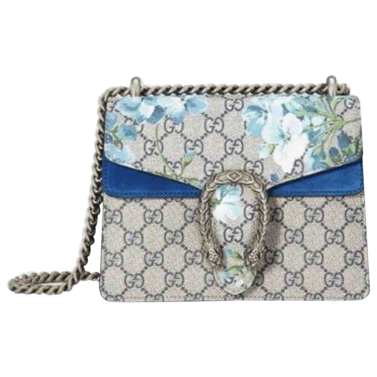 Gucci dionysus blue cloth handbag