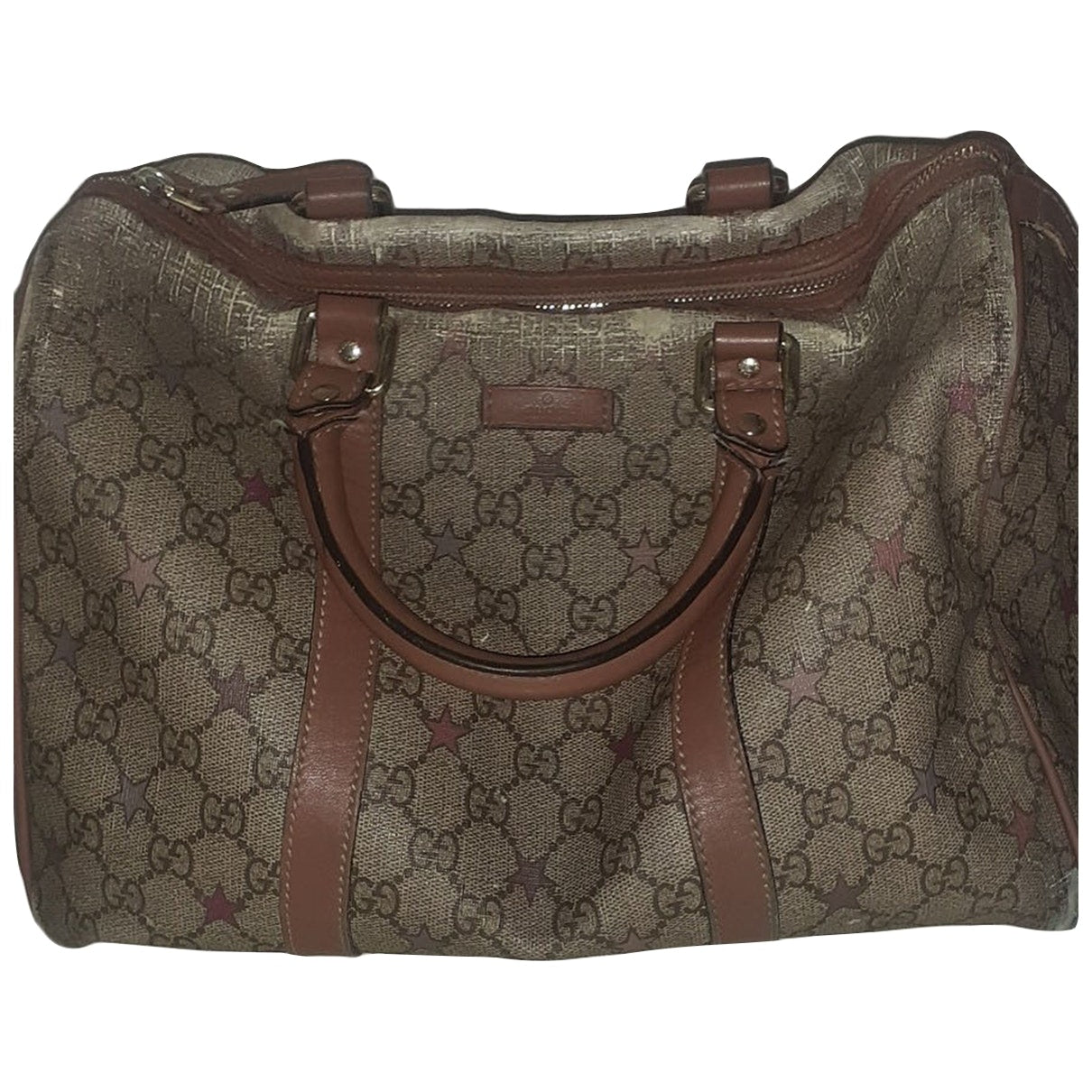 Gucci boston cloth handbag