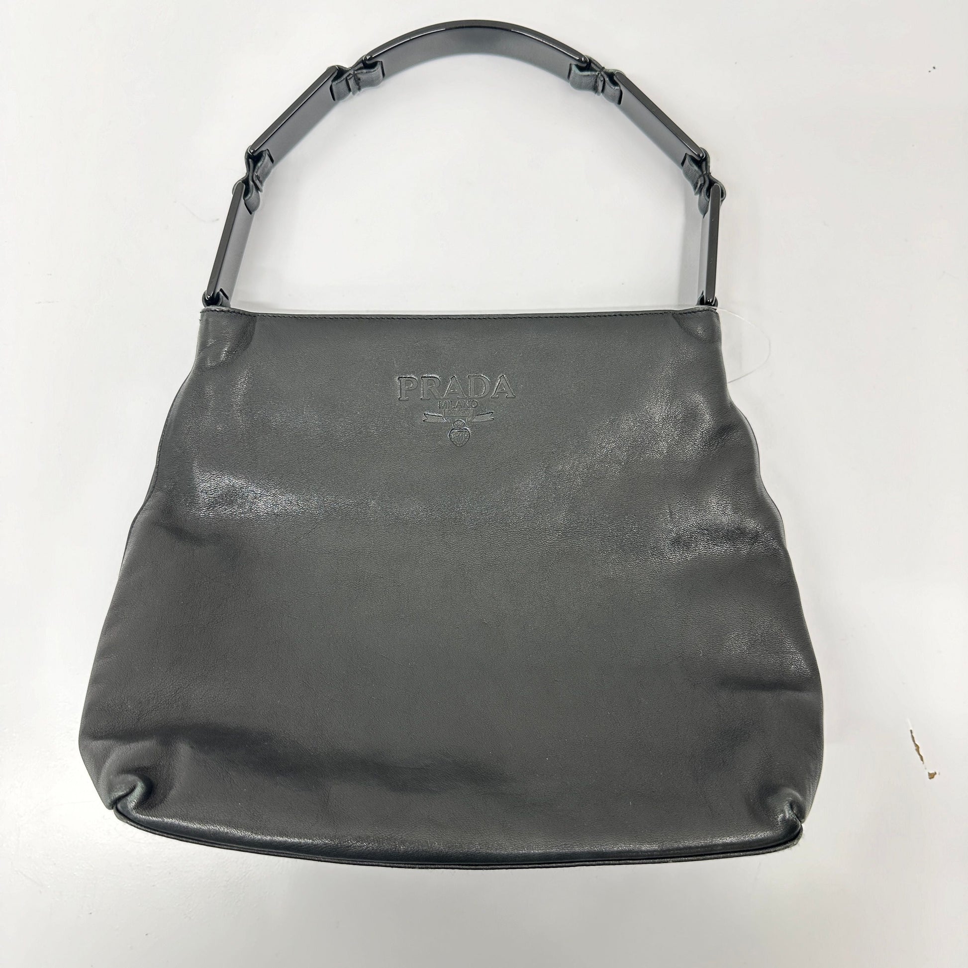 Shoulder Bag AB Rank d pr9911js Leather Black