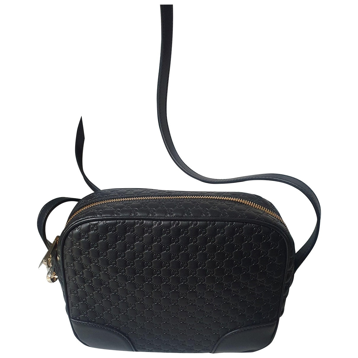 Gucci black leather handbag