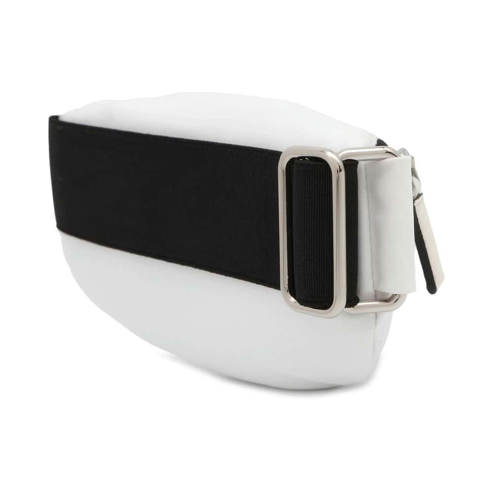 Prada Wristband Pouch Luxury Handbag Nylon Black White Clutch Bag