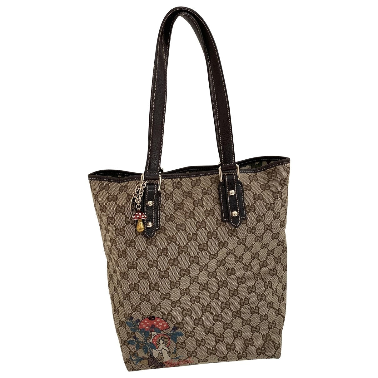 Gucci beige cloth handbag