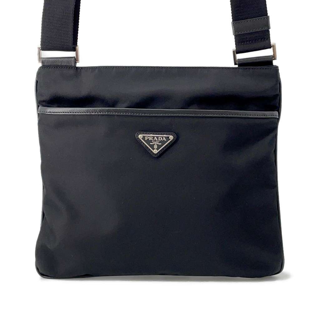 Prada Shoulder Bag Nylon Black