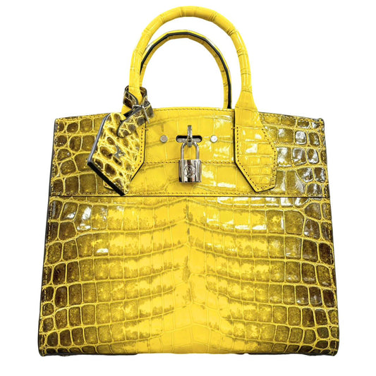 Louis Vuitton Crocodile City Steamer PM Fashion Accessory