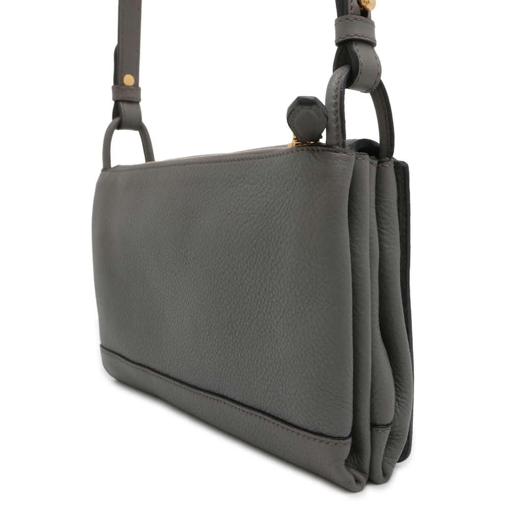 Prada 2Wayshoulder Bag Leather Gray
