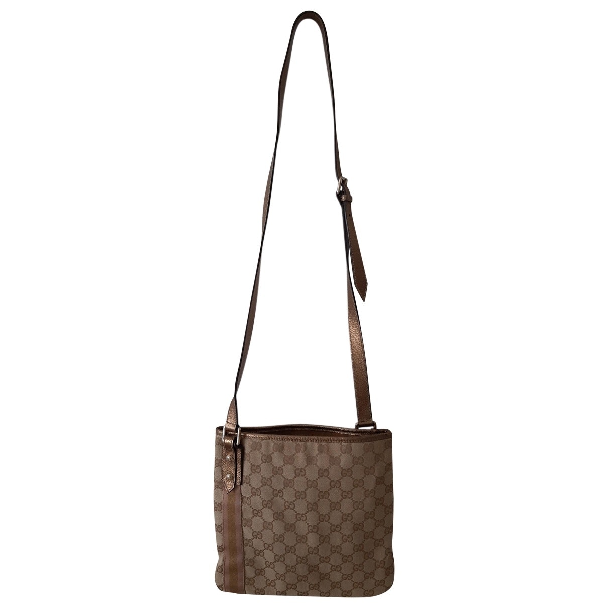 Gucci beige cloth handbag