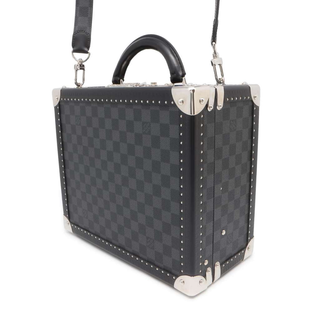 Louis Vuitton Cotteville 2WAY Trunk SPO Graphite Damier Noir Handbag
