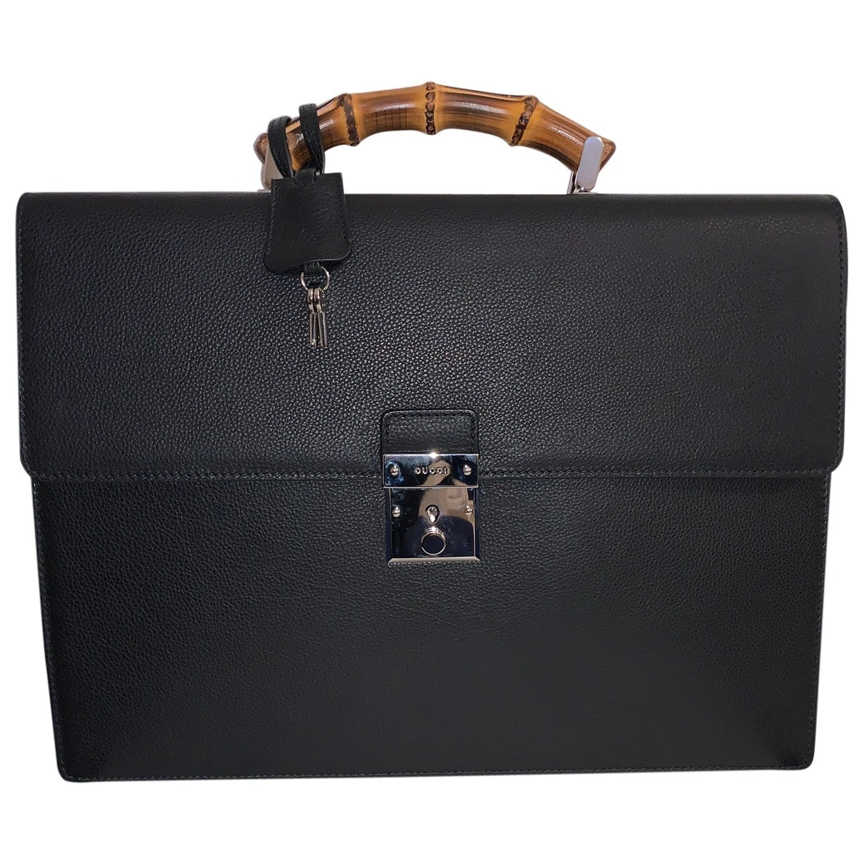 Gucci black leather bag