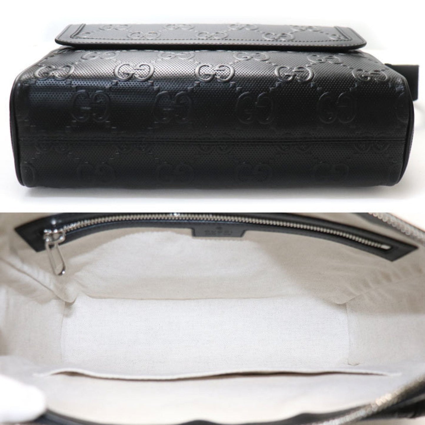 Gucci Emboss Handbag Travel Bag