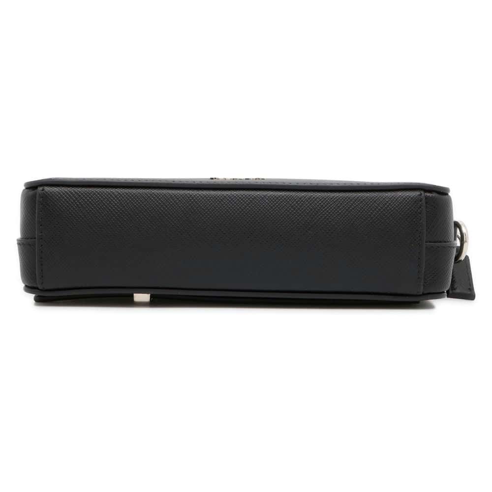Prada Pouch Luxury Handbag Leather Saffiano Black Clutch Bag