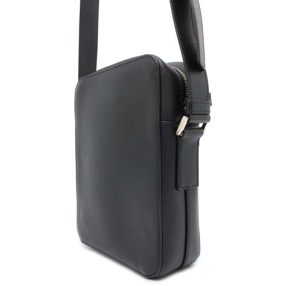 Prada Shoulder Bag With Leather Saffiano Black