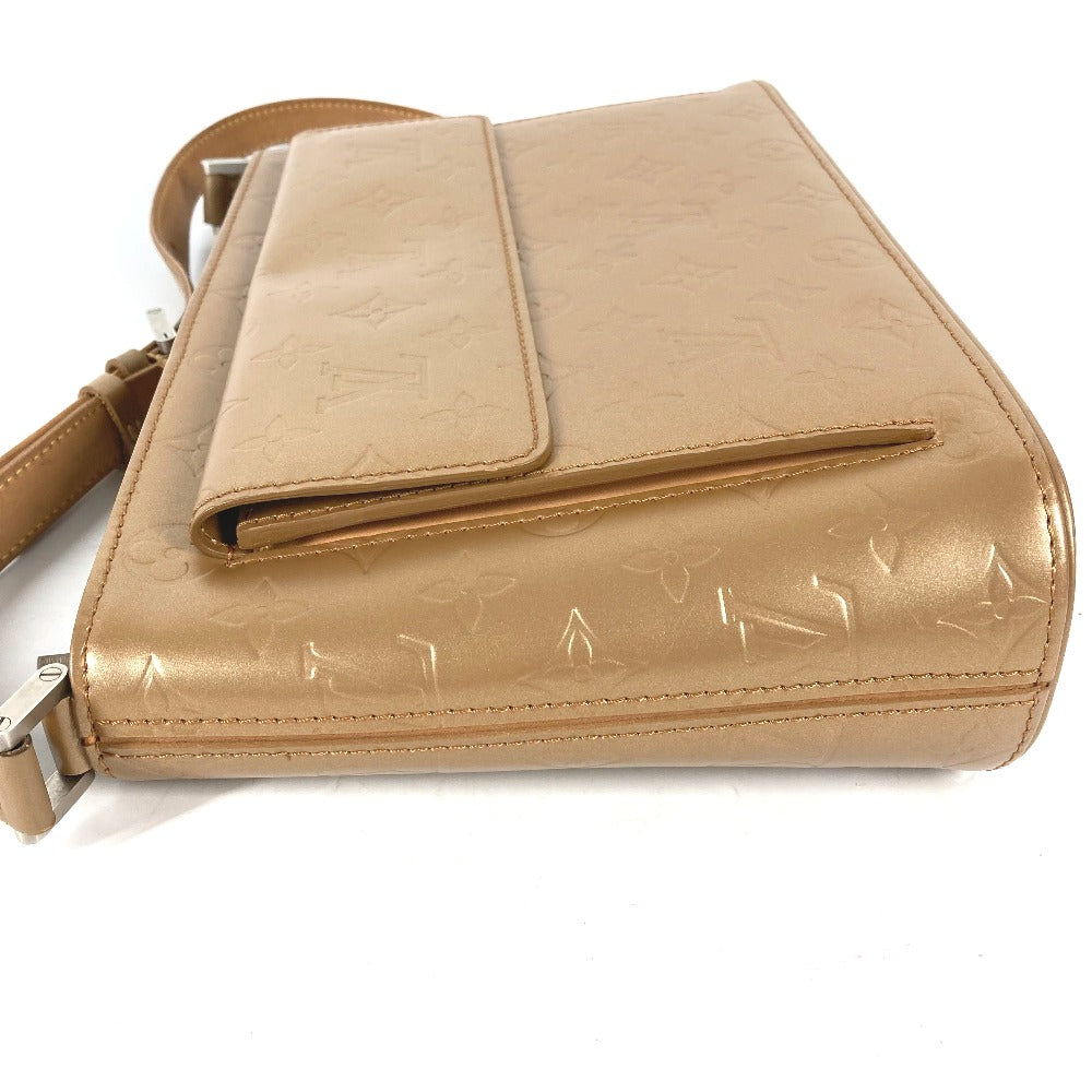 Louis Vuitton M55127 mat Alston Monogram Leather Gold Shoulder Bag