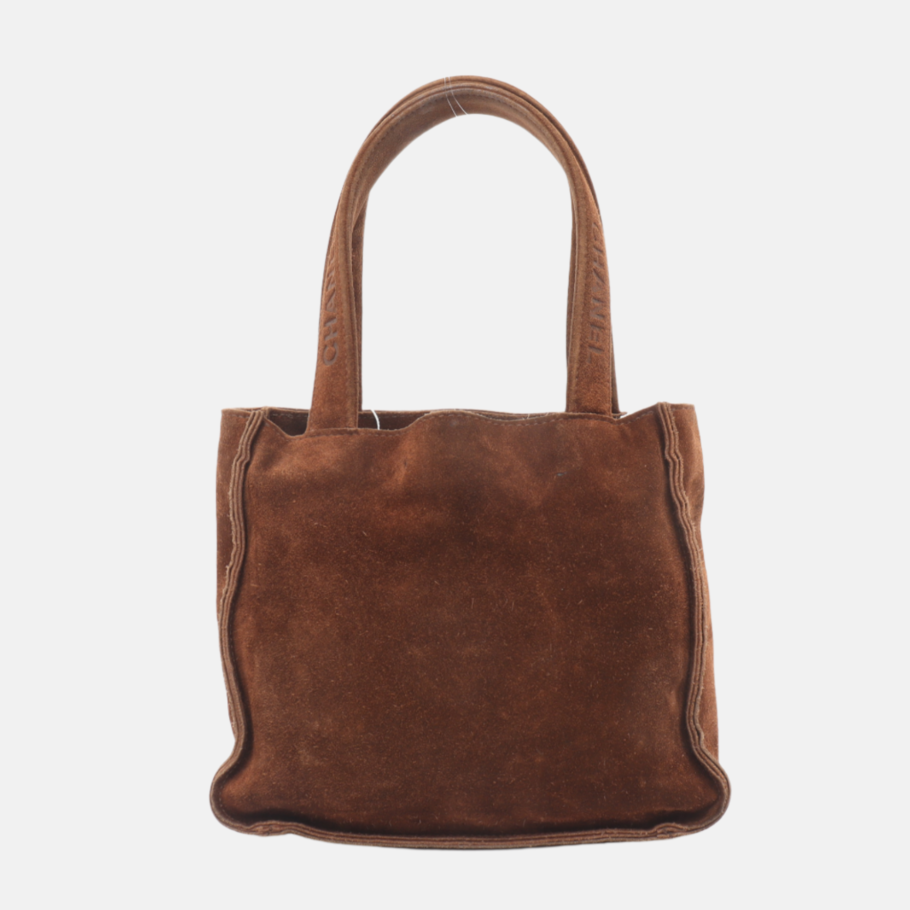 Chanel Suede Brown Tote Bag
