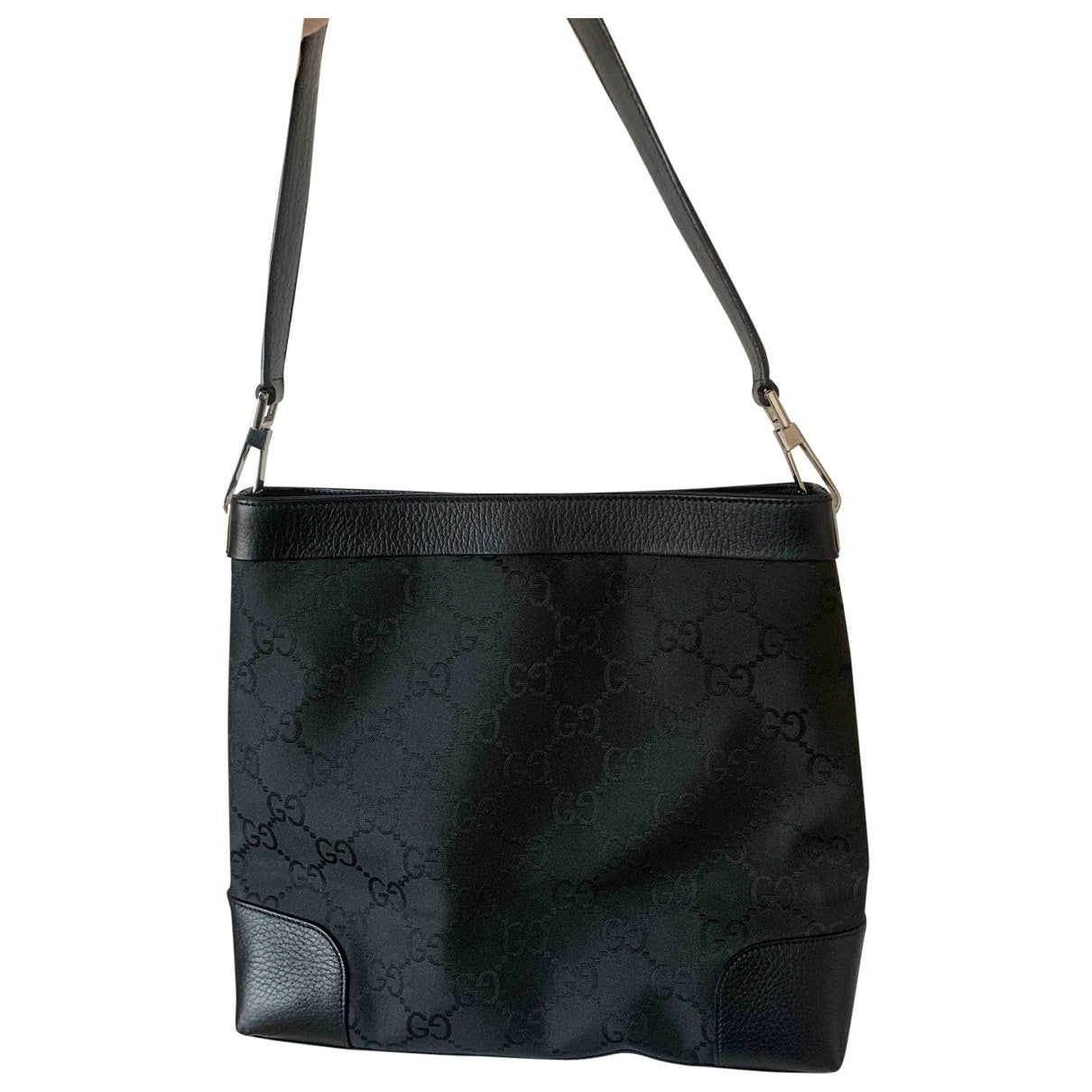 Gucci black cloth handbag