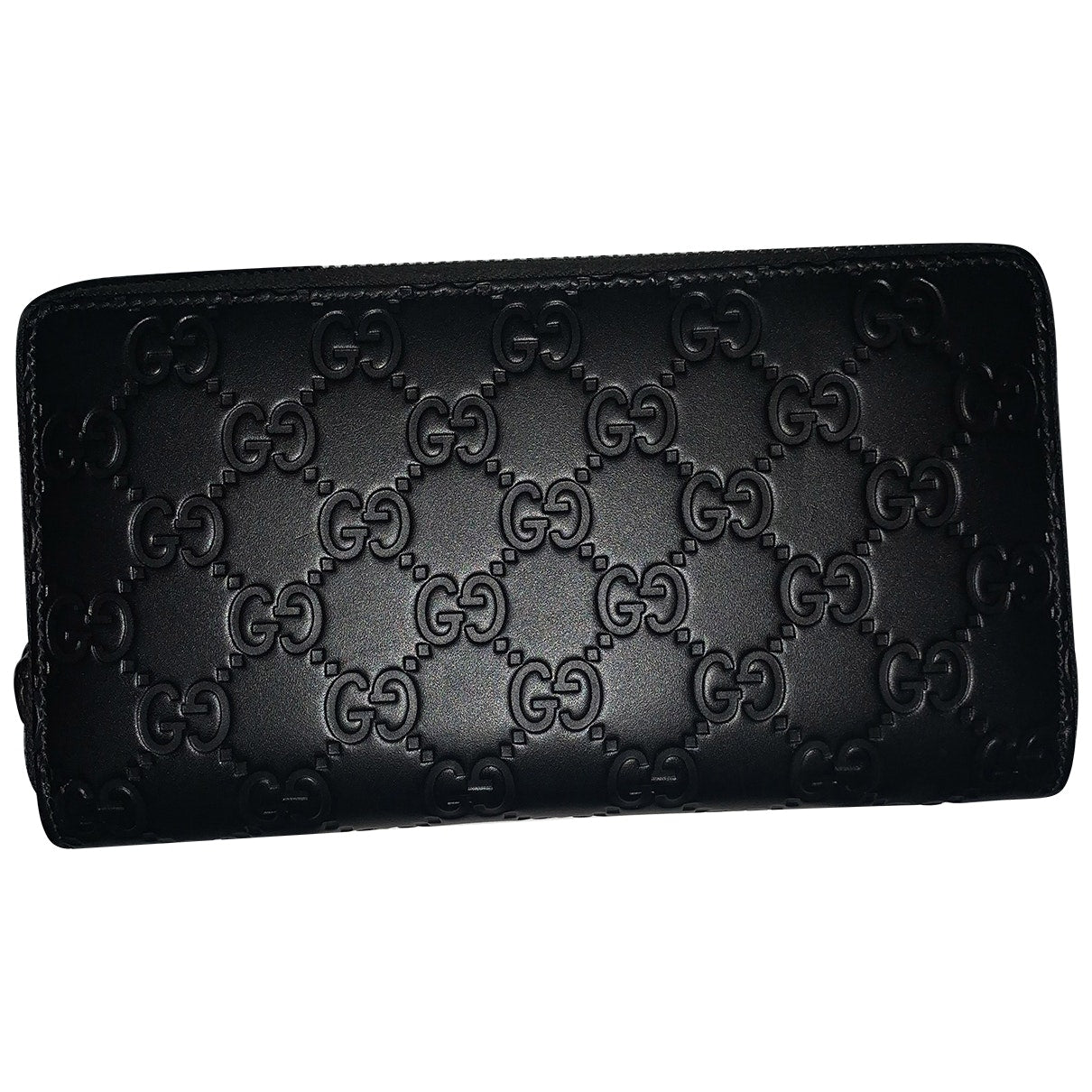 Gucci black leather case
