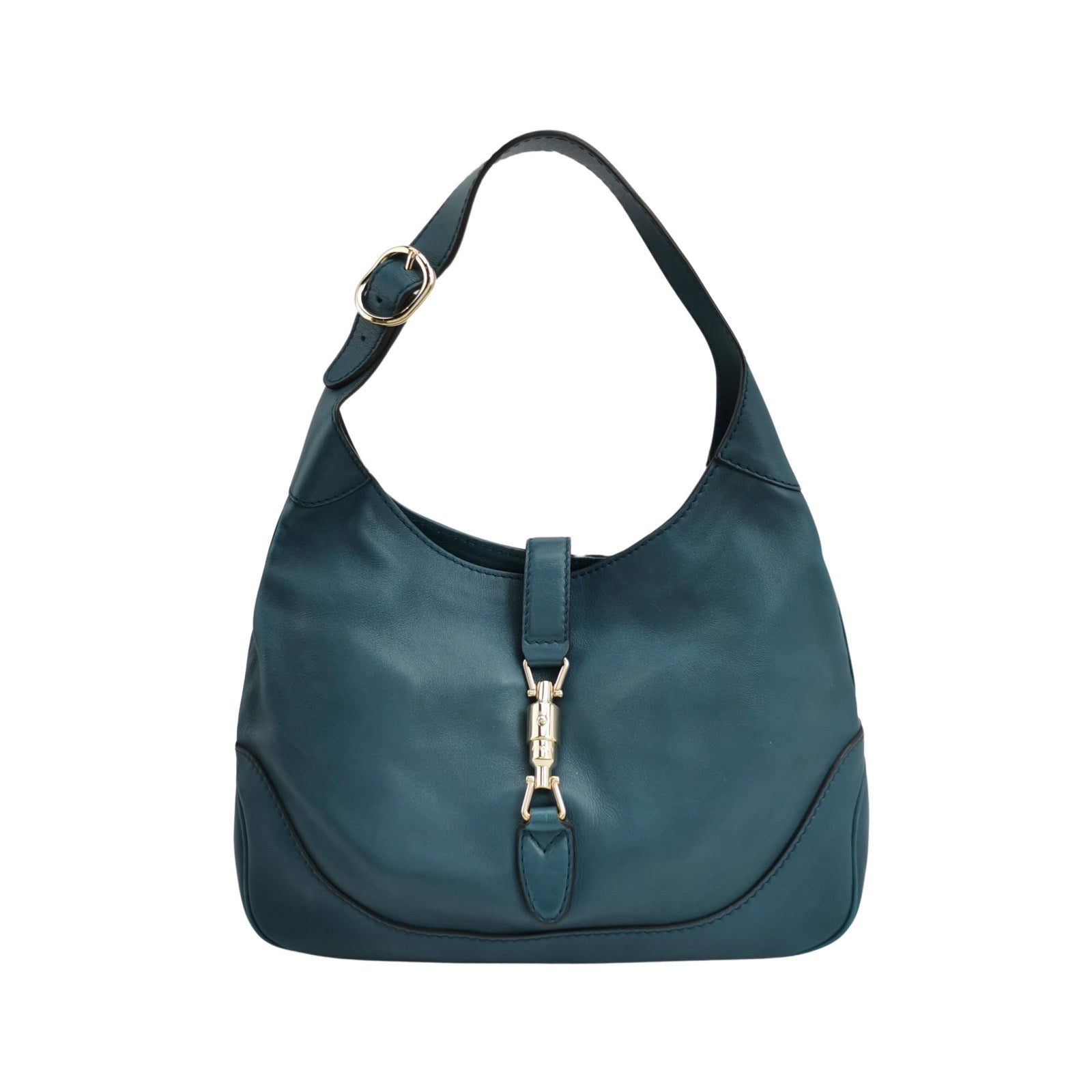 Gucci Jackie Soft Leather Navy Medium Travel Bag