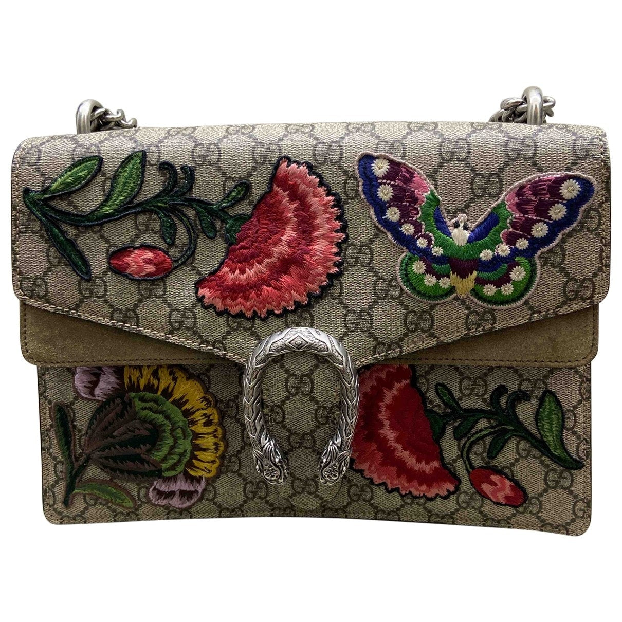 Gucci dionysus beige cloth handbag