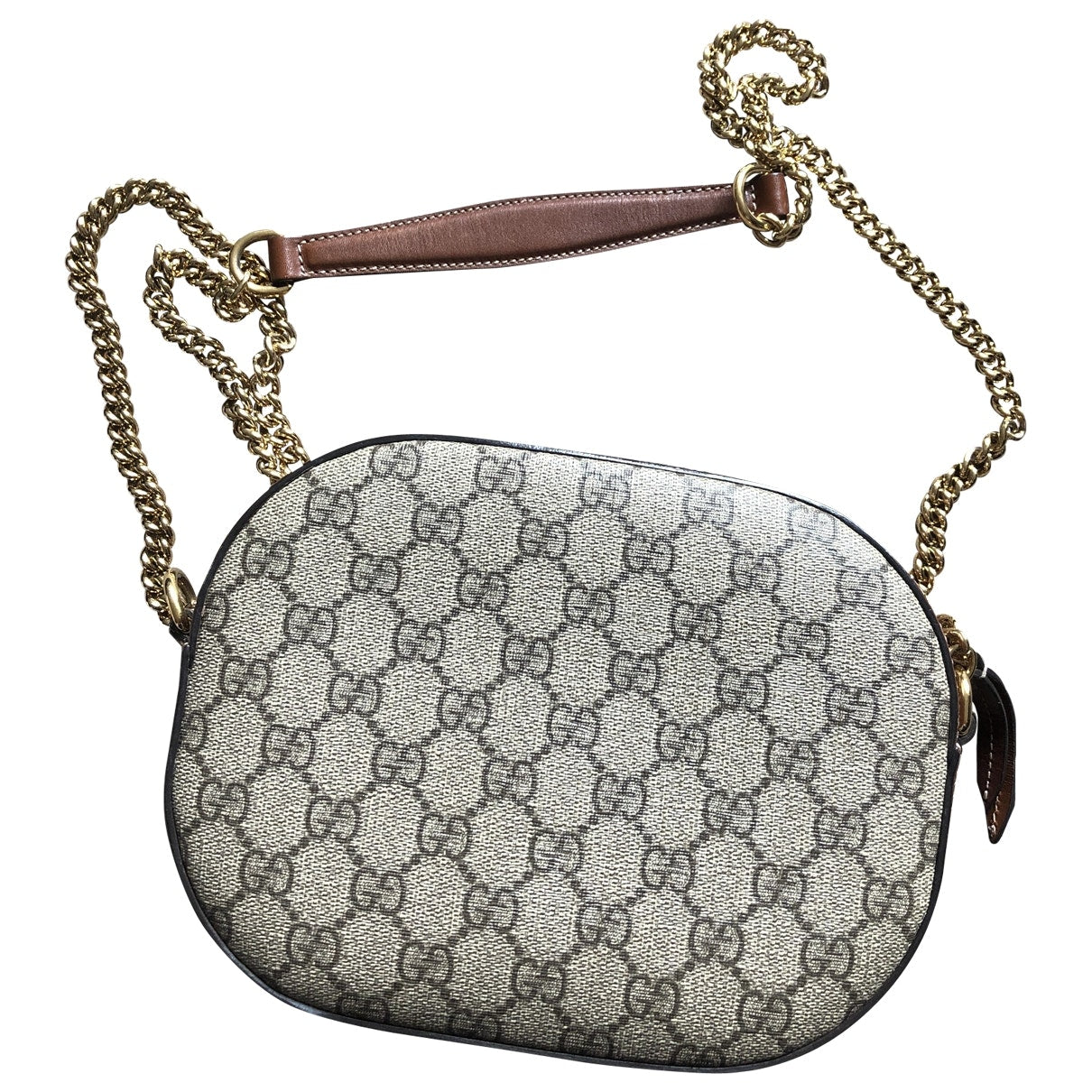 Gucci bree beige cloth handbag