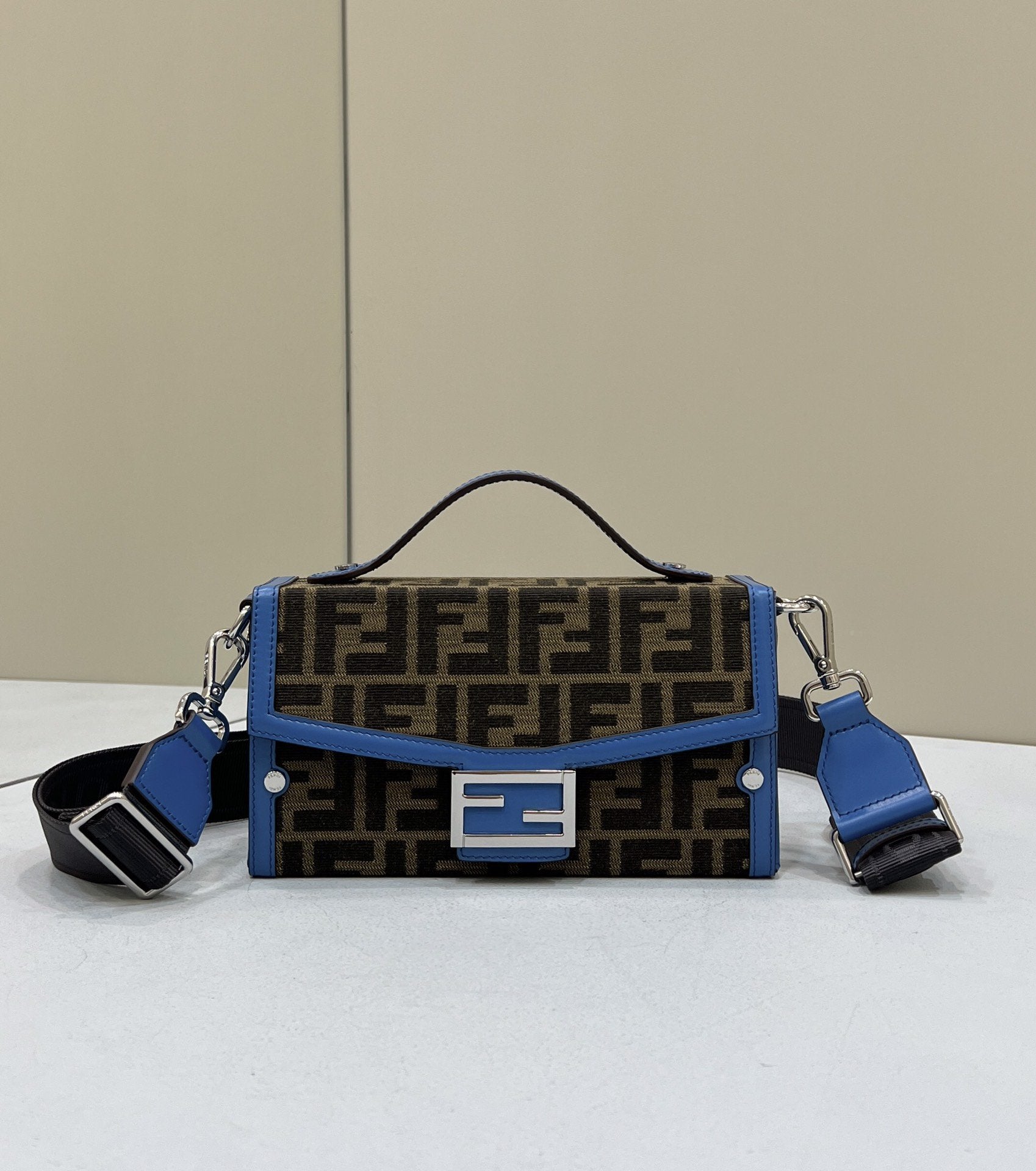 Top QualityTop Quality Mon Baguette Brown Blue Handbag