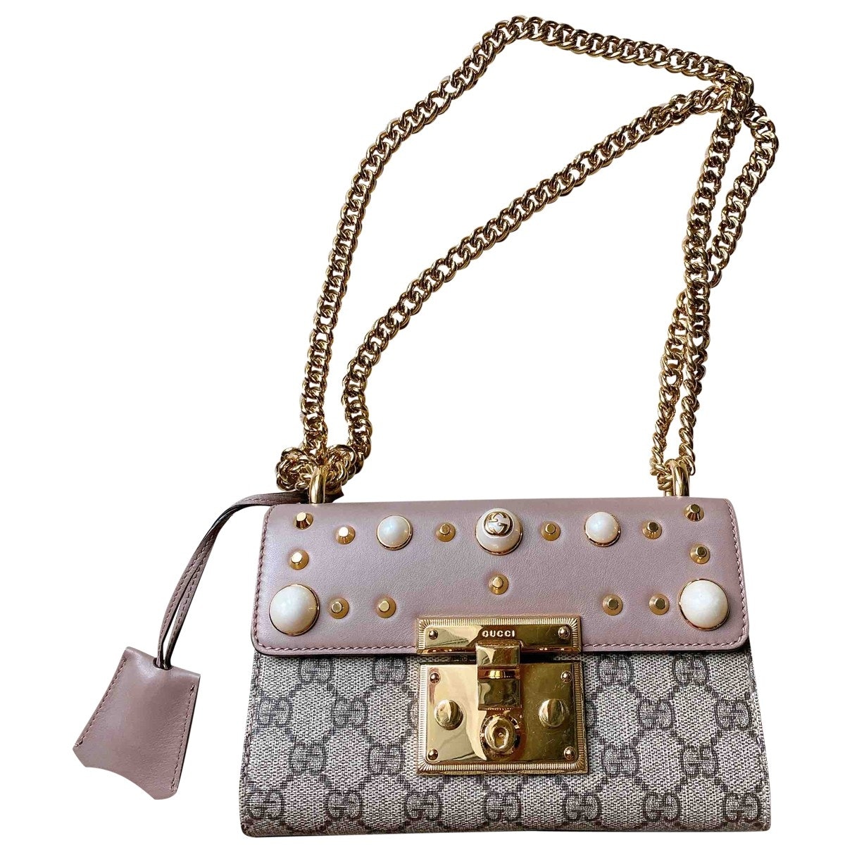 Gucci Padlock Multicolour Cloth Handbag