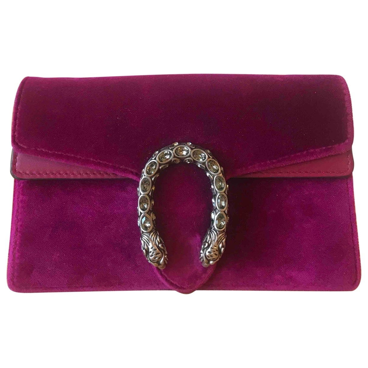 Gucci dionysus purple velvet handbag
