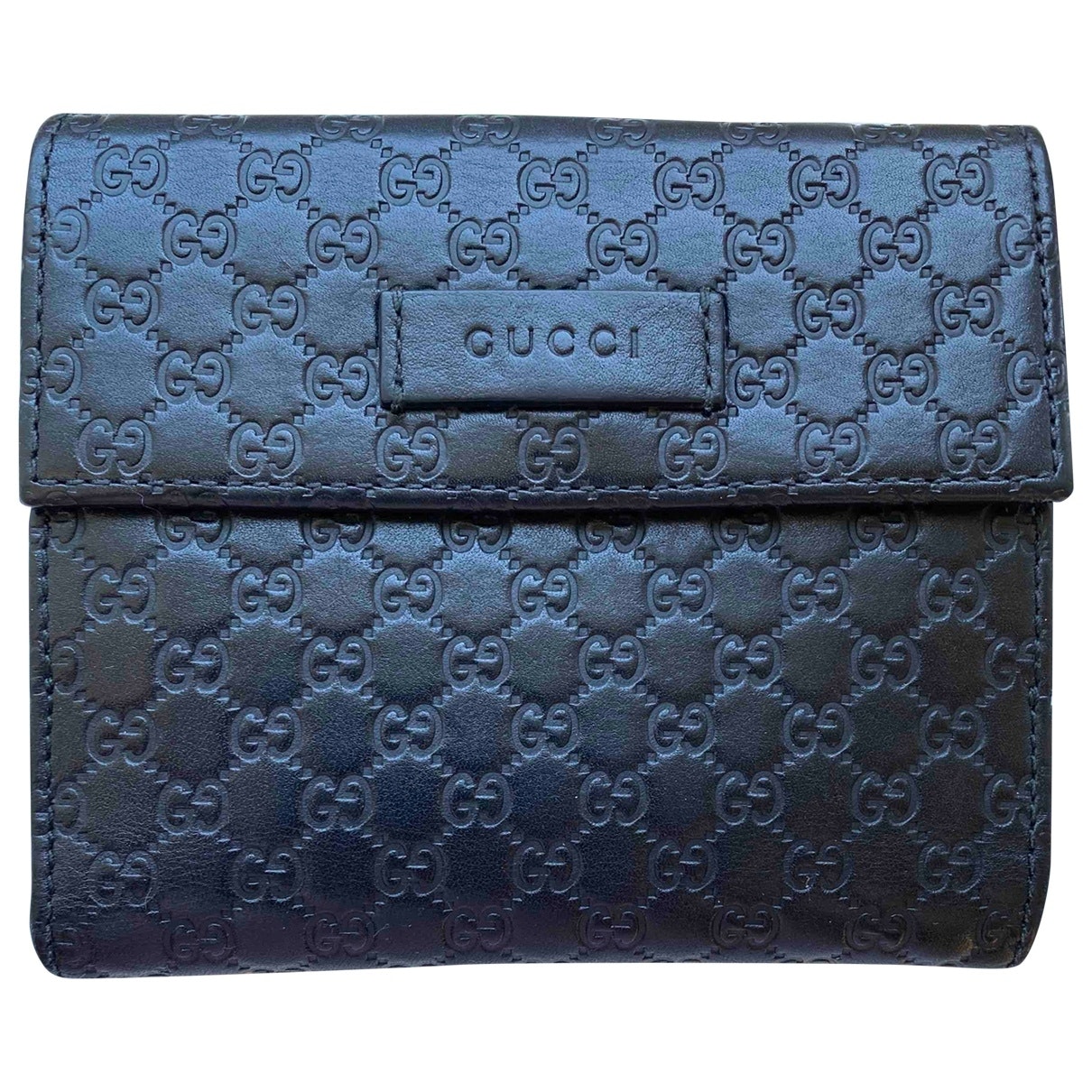 Gucci black leather case