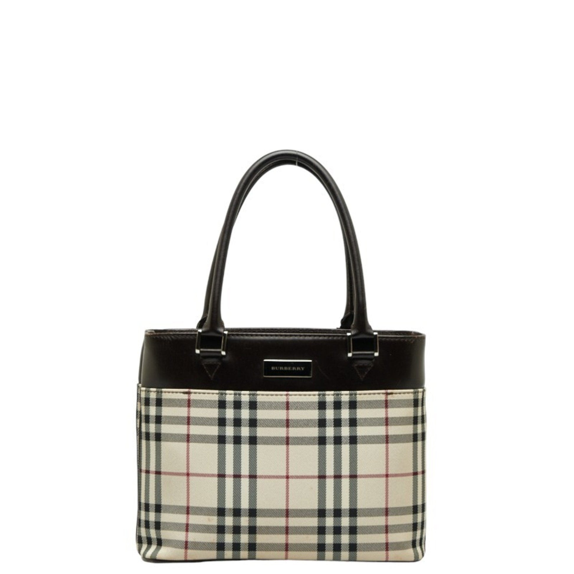 Burberry Luxury Nova Check Handbag Travel Bag Check Handbag 232