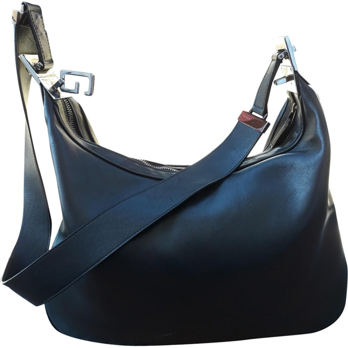 Gucci black leather handbag