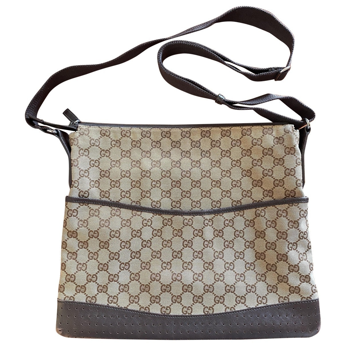 Gucci beige cloth bag