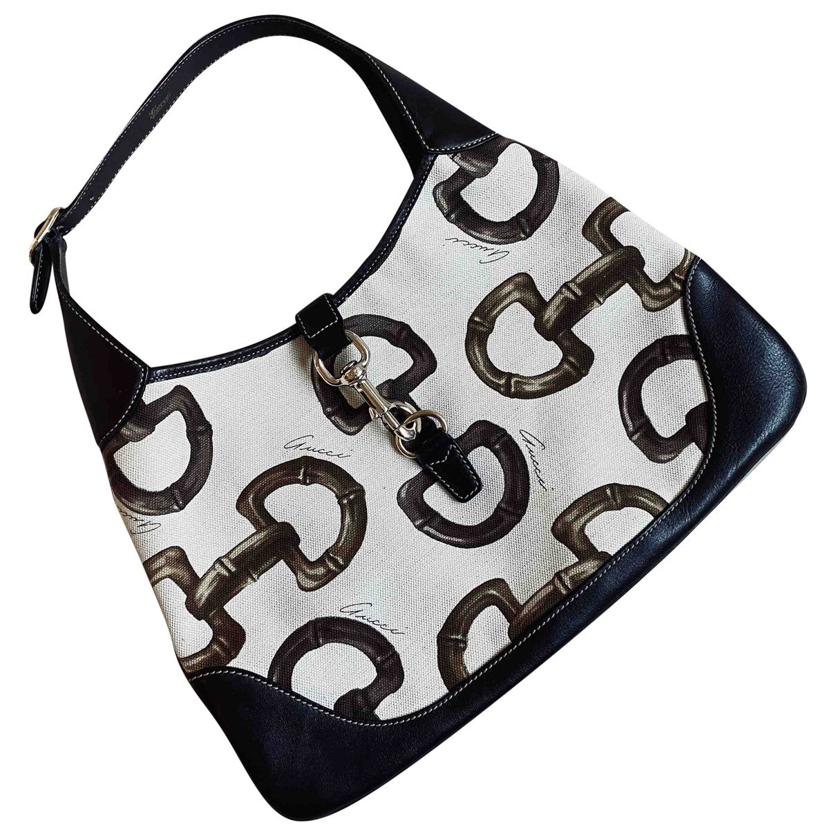 Gucci jackie multicolour cloth handbag
