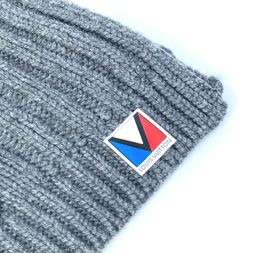 Louis Vuitton Scarf M75369 Echarpe Climber V Wool Gray Apparel