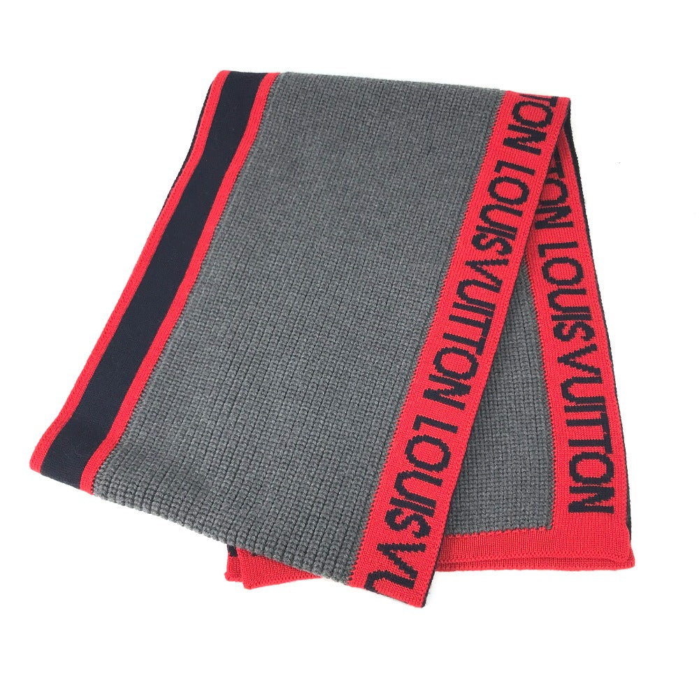 Louis Vuitton Scarf M71255 Escharp Generation Wool Gray Apparel
